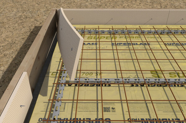 Perimeterdämmung unter der Bodenplatte: Schritt 3